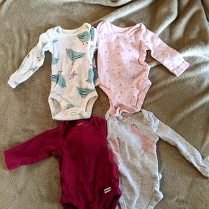 Newborn long sleeve onsies